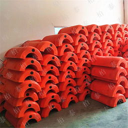 常熟內(nèi)湖清淤夾管子浮筒 6寸塑料管道浮筒廠價直銷